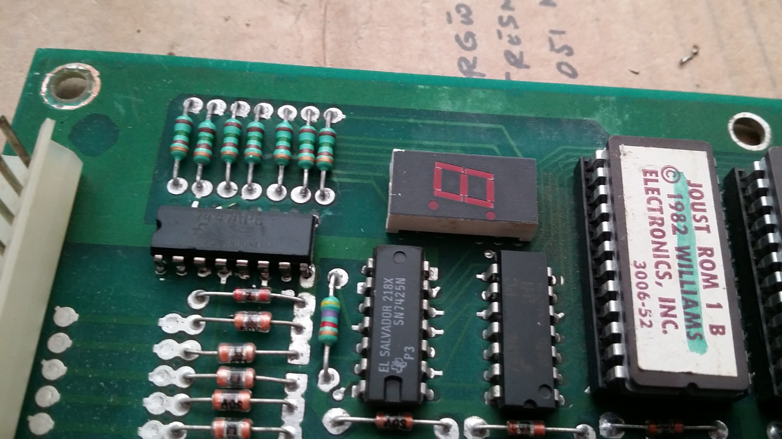 ROM board with chip replaced