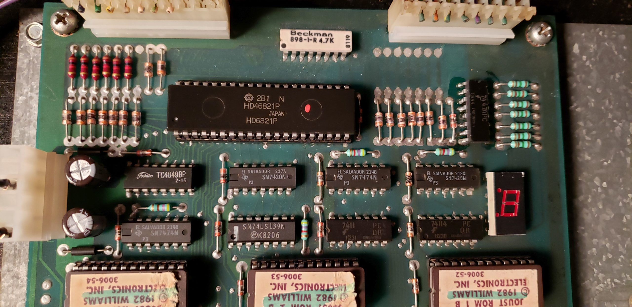 chips on ROM board