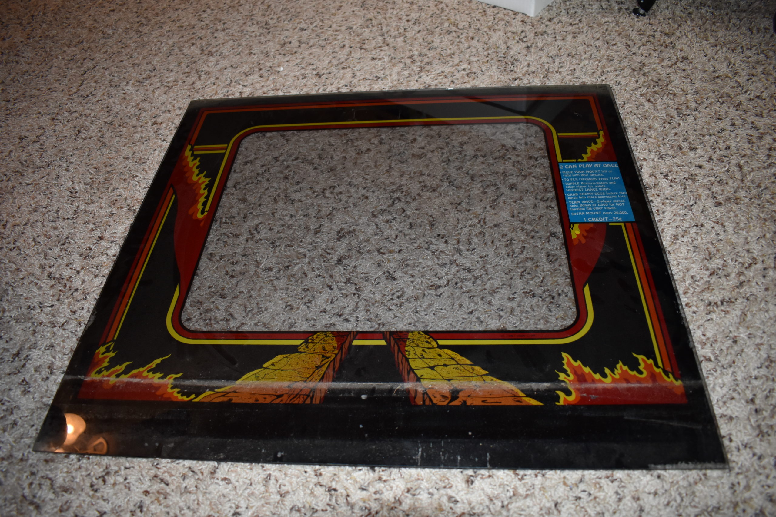 Joust monitor glass