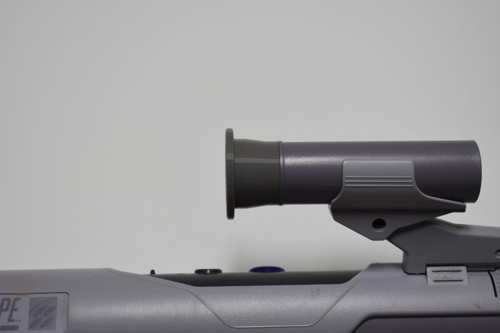 Super Scope with 3D printed eye protector